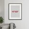 16x20" Sleek Aluminum Frame with Mount Horizontal or Vertical Display Multiple Sizes!